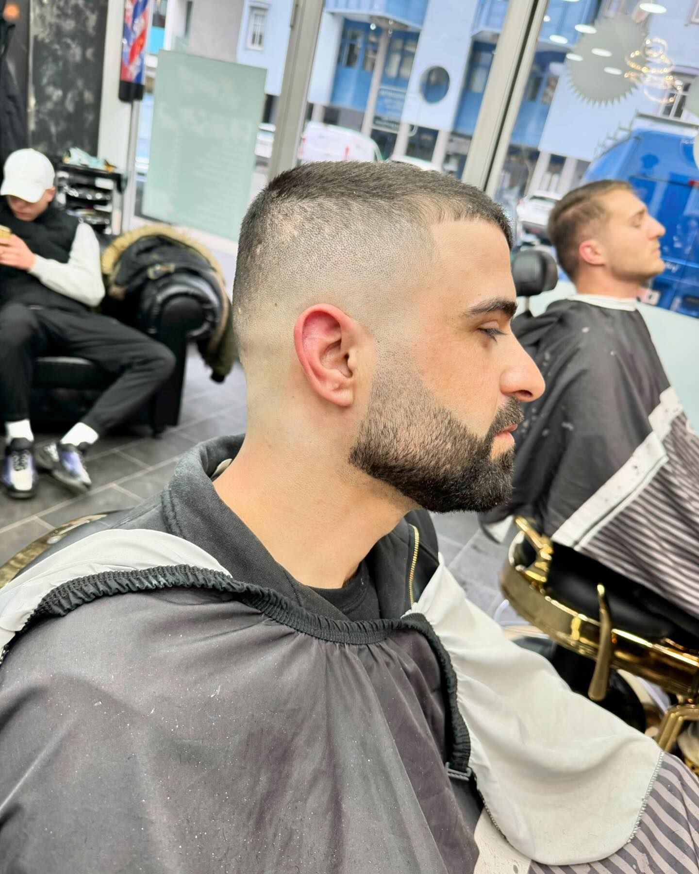 Buzzcut with Beardfade